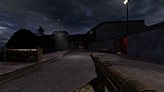 realistic fps prefab weapon dark in light